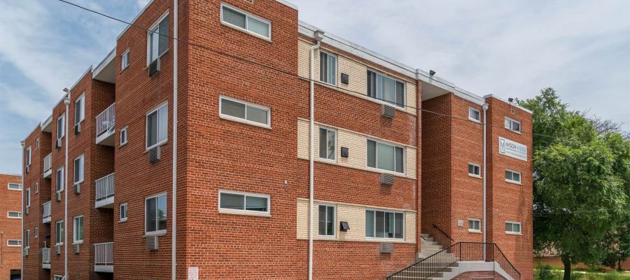Mason Avenue apartment building exterior