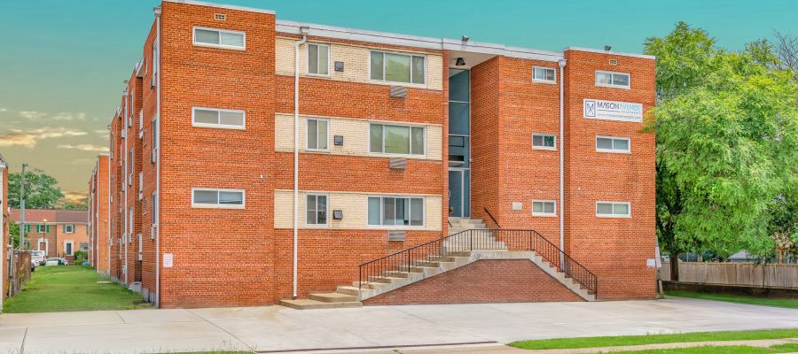 Mason Avenue apartment building exterior